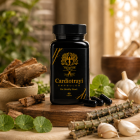 Trayi Ayurveda Cardiotrayi Capsules – Premium Ayurvedic Formula for a Healthy Heart (60 Capsules)