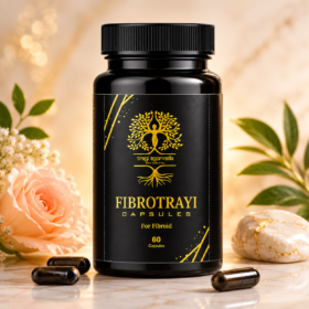 Trayi Ayurveda Fibrotrayi Capsules – Premium Ayurvedic Formula for Fibroid & Women's Wellness (60 Capsules)