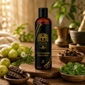 Trayi Premium Hair Lotion – Authentic Ayurvedic Formula for Scalp Nourishment & Healthy Hair Growth (200 ml)