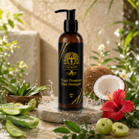 Trayi Premium Hair Shampoo – Authentic Ayurvedic Cleansing Formula for Stronger, Healthier Hair (200 ml)