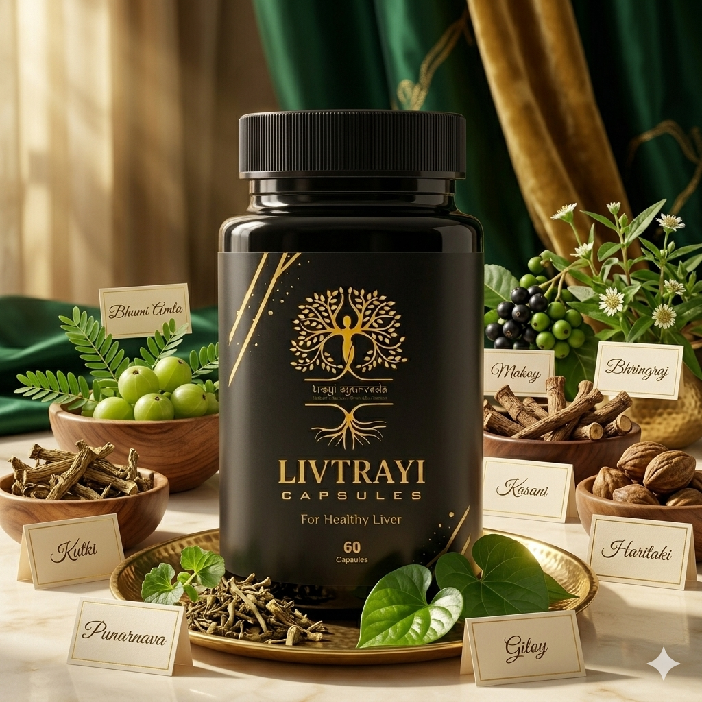 Trayi Ayurveda Livtrayi Capsules – Premium Ayurvedic Formula for Healthy Liver (60 Capsules) - Image 4
