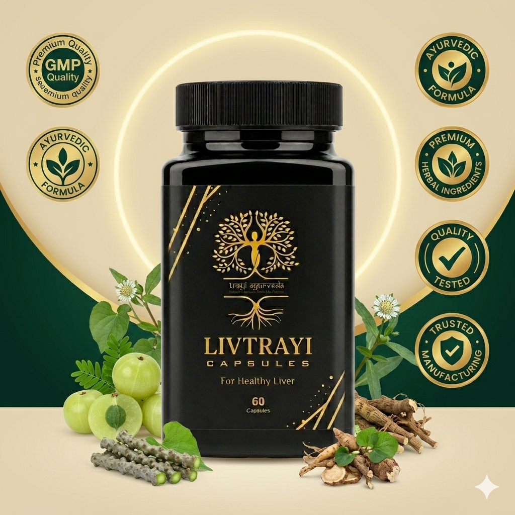 Trayi Ayurveda Livtrayi Capsules – Premium Ayurvedic Formula for Healthy Liver (60 Capsules) - Image 2