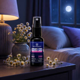 Nutriley Melatonin Spray – Fast-Acting Premium Formula for Sleep Wellness & Relaxation (30 ml)